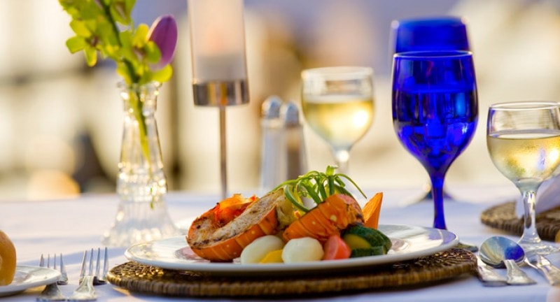 Beaches resorts dining lobster