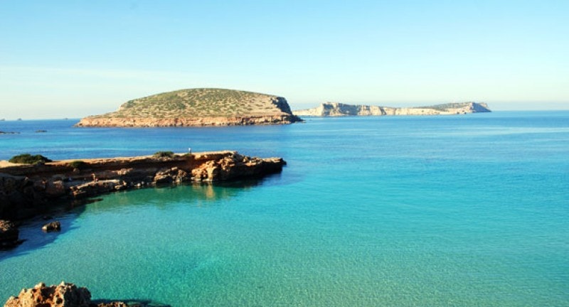 Ibiza clear sea
