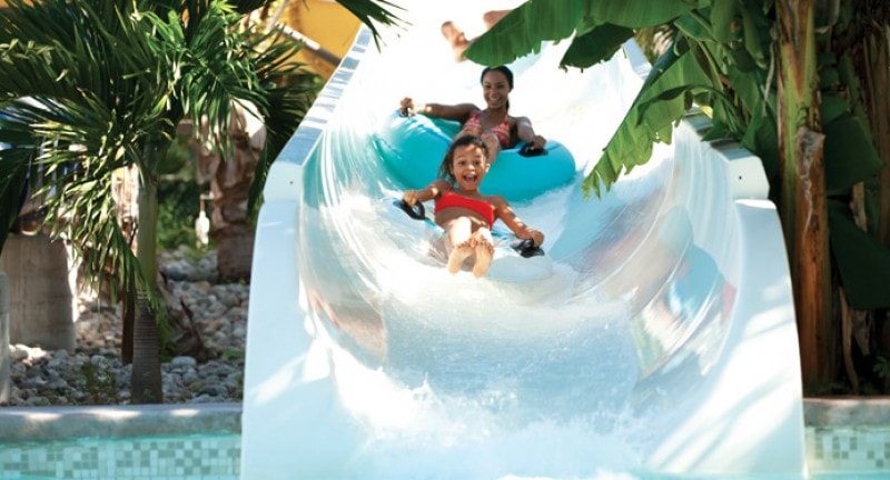 Water slide beaches resorts