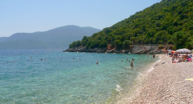 The perfect family beach at Sami, Kefalonia