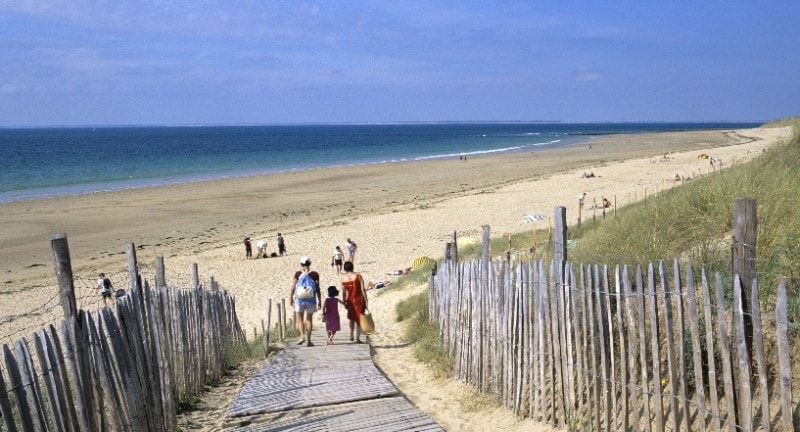 the peaceful family vendee beach in france
