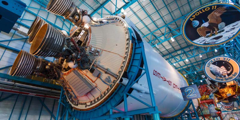 Space Ship at Kennedy Space Center, Cape Canaveral, Florida