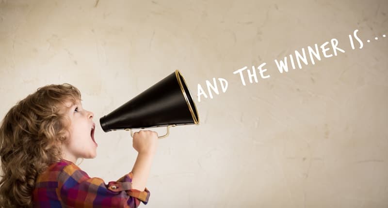 little girl megaphone