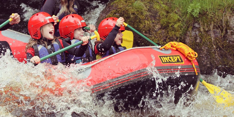 White water Rafting in Wales