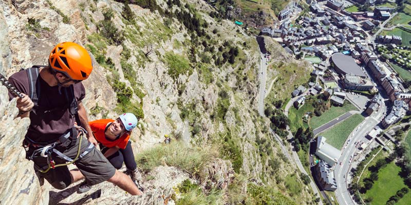 Short-haul adventure holidays, Via Ferrata climbing in Canillo Andorra