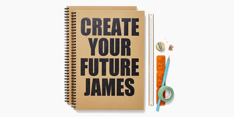 personalised-create-your-future-notebook