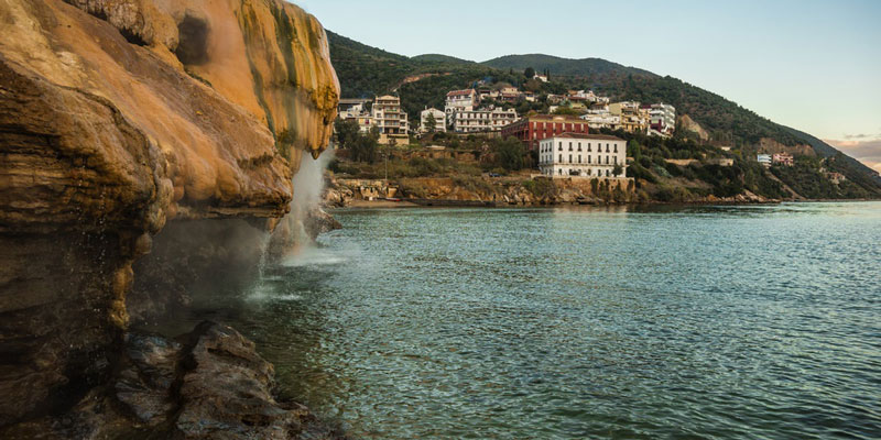 Short-haul adventure holidays, Evia Island geothermal waters