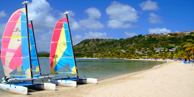 ST JAMES'S CLUB ANTIGUA BEACH CATAMARAN