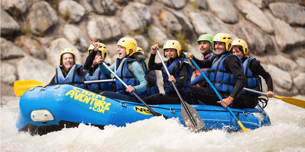 chamonix water rafting