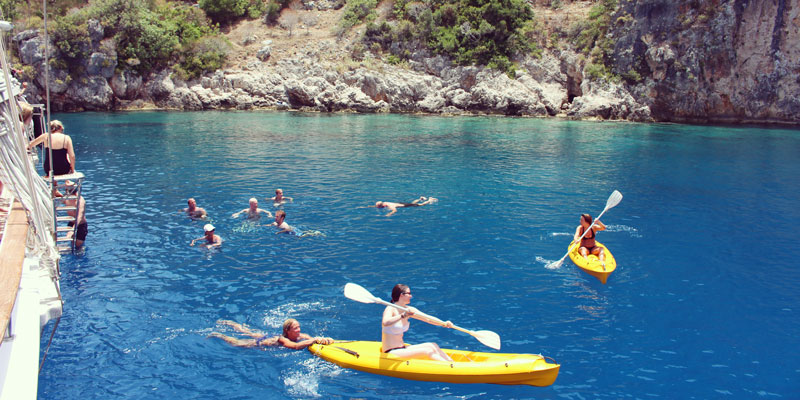 Kayaking in Greece