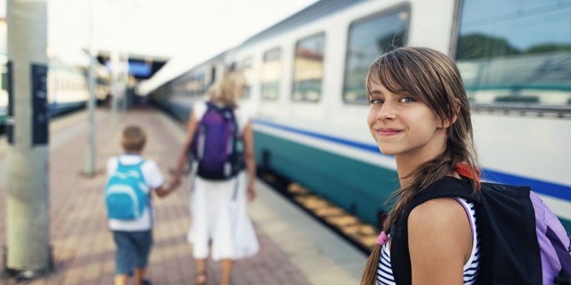 Train platform France