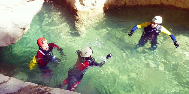 Coasteering in Spain