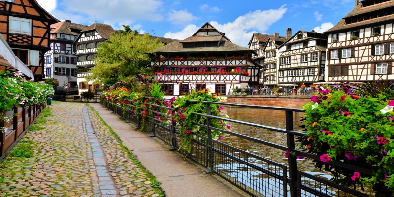 Strasbourg river houses