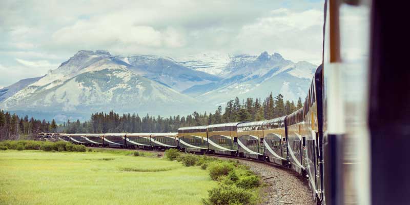 Train journey canada