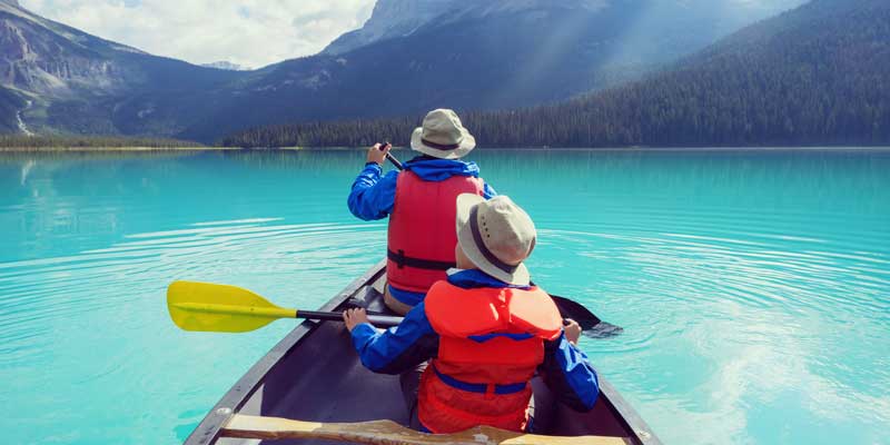 canoeing Alaska