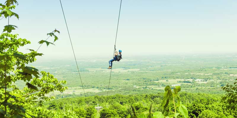 ziplining canada