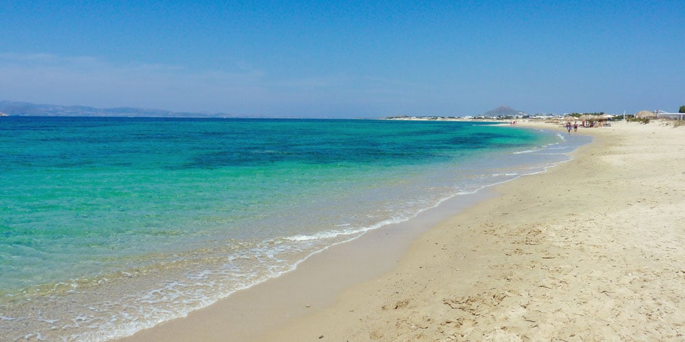 Best family friendly beaches in Greece Naxos