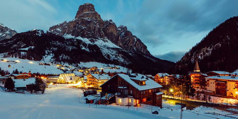 Corvara Alta Badia for family ski holidays in the Dolomites Italy