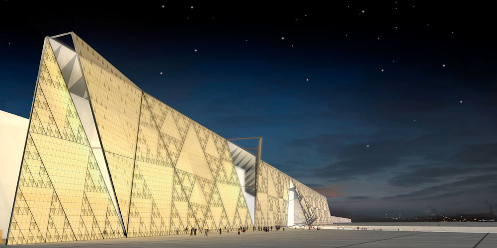 Grand Egyptian museum rendering