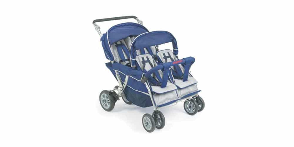 Angeles Infant Toddler SureStop Folding Commercial Bye-Bye Stroller 