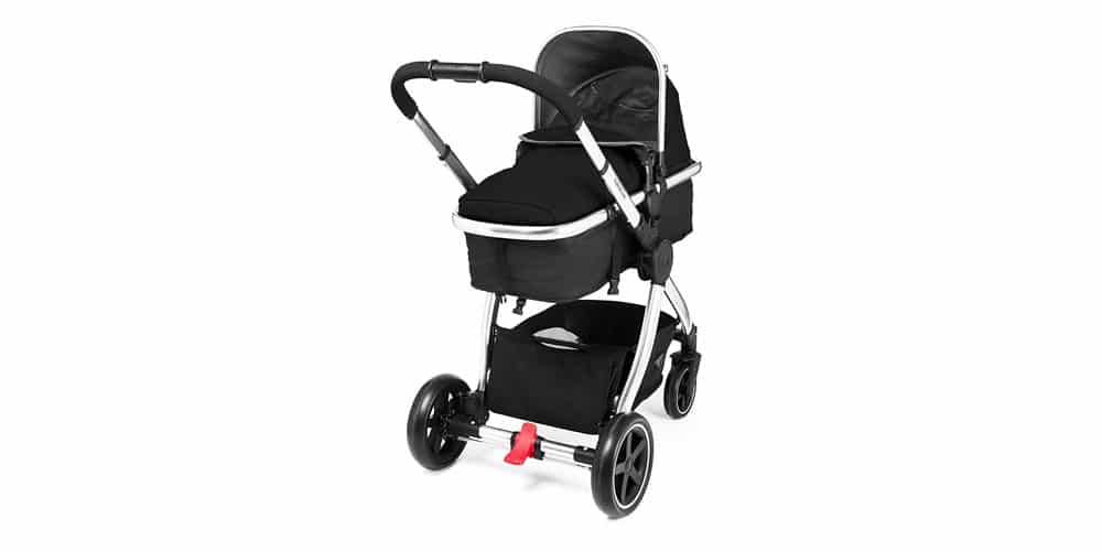 Mothercare Journey travel system in Black and Chrome