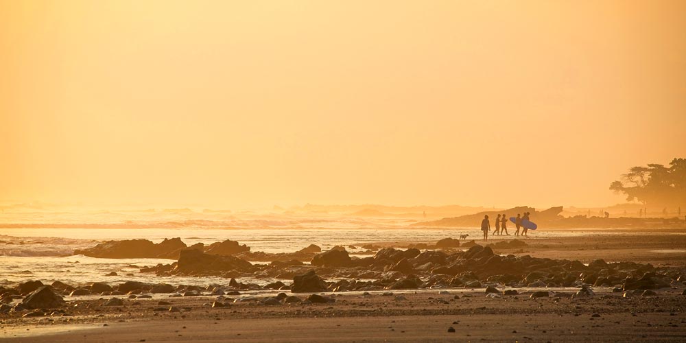 Sunset Playa Santa Teresa Costa Rica beaches