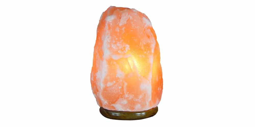 Himalayan crystal salt lamp