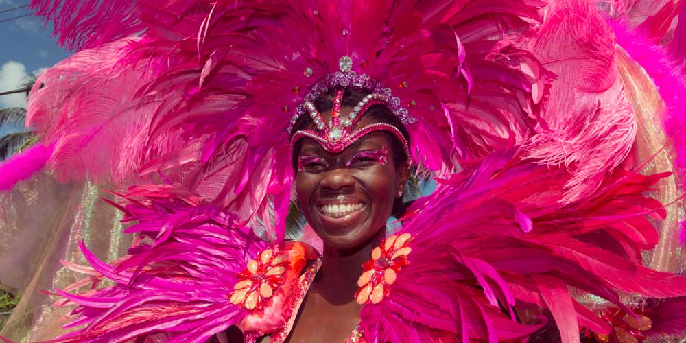 caribbean-carnival-dancer-in-feathered-pink-costume