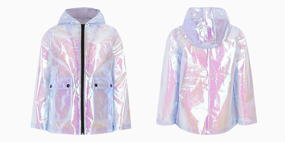 River island hot sale iridescent coat