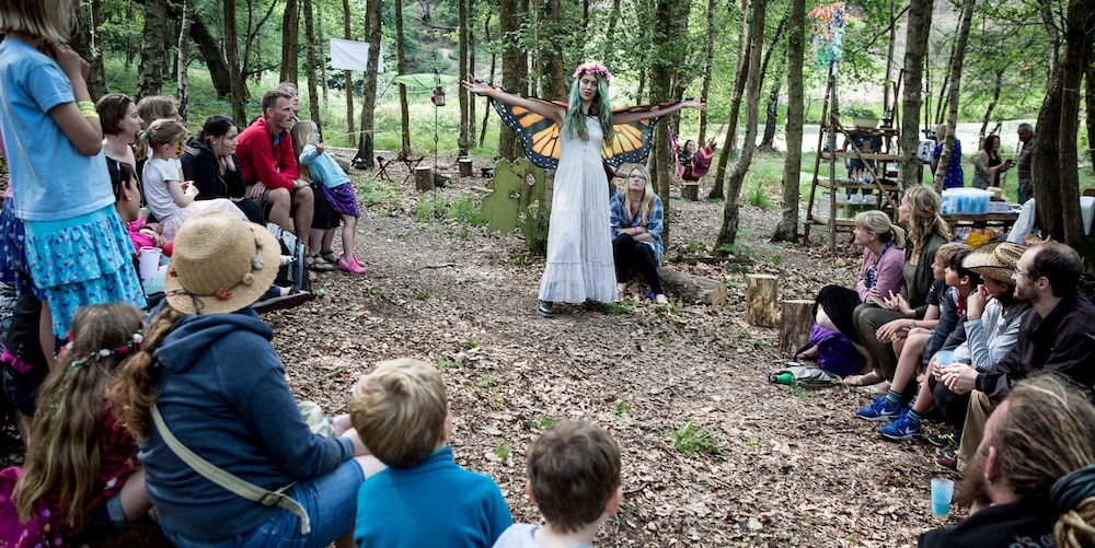 woman in fairy costume - family-friendly festivals in 2018