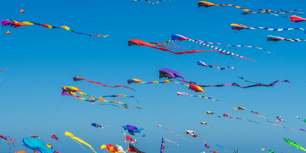 kites flying things to do in May with kids