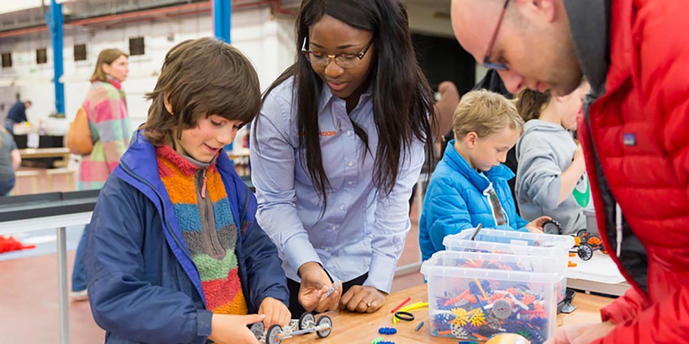 Children at the Festival of Science things to do in May with kids