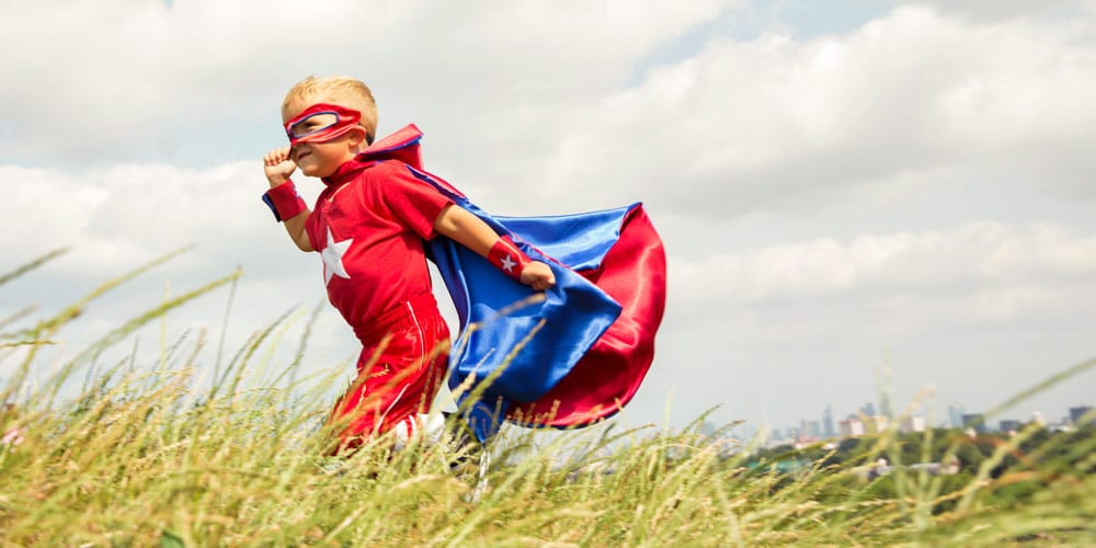 superhero costume boy things to do in May with kids