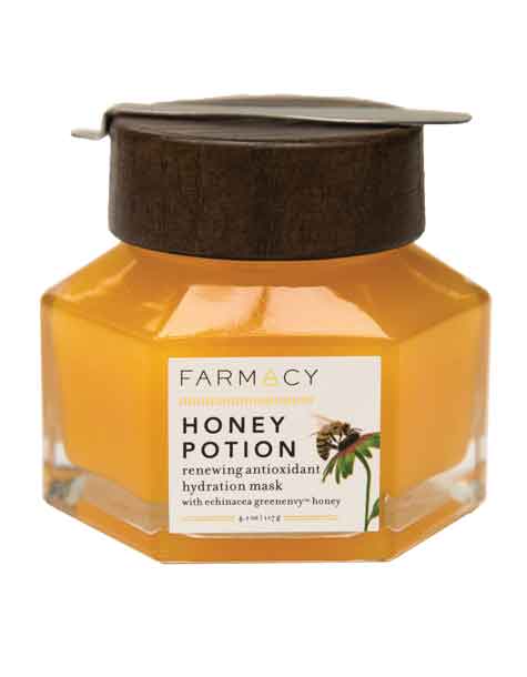 Ethical beauty product Honey Potion, renewing antioxidant hydration mask, Farmacy