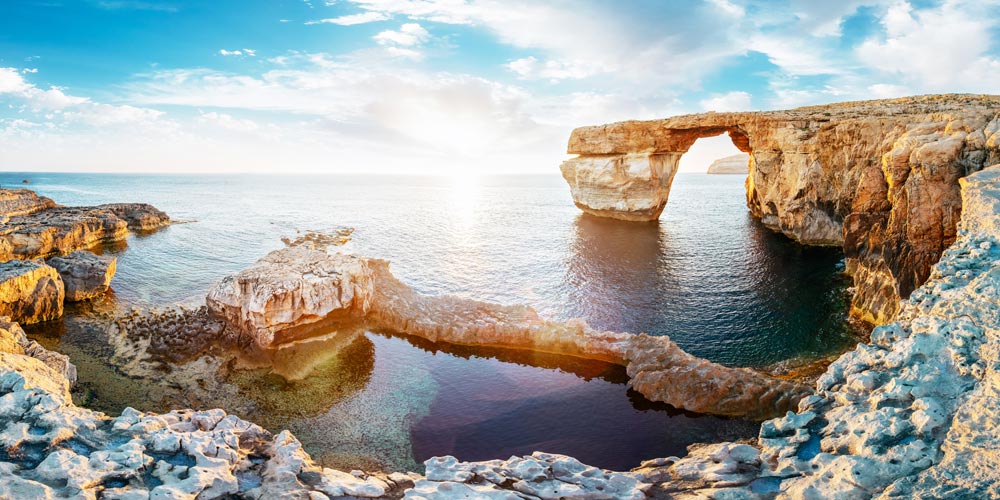 stone-sea-arches-gozo-malta-spring-sun-holidays-with-kids