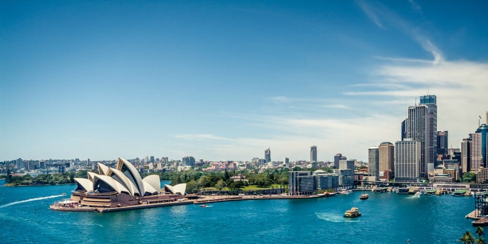 Best family holiday destinations, Sydney opera house and harbour view