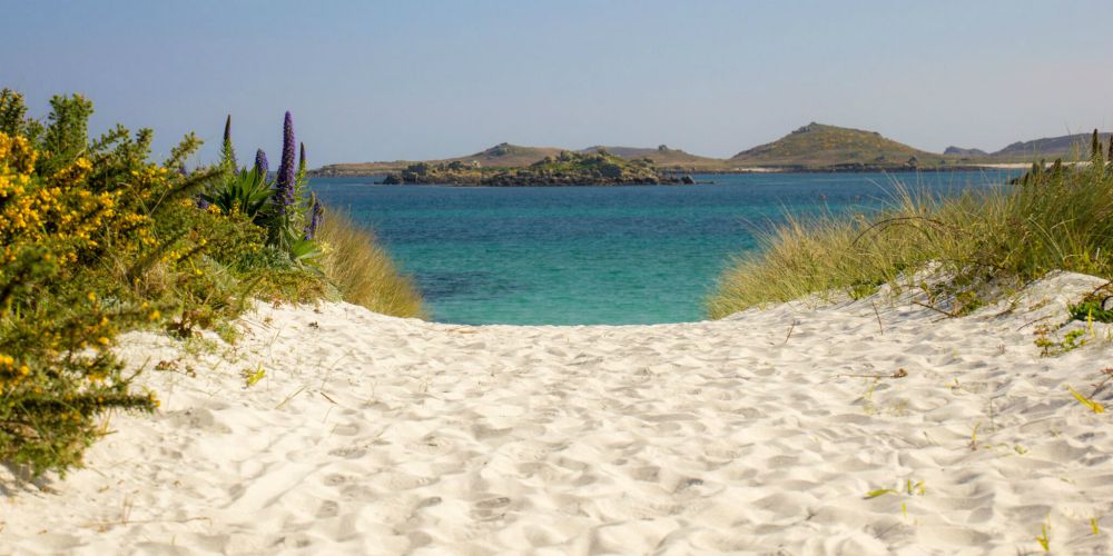 Tresco Island white sand beaches