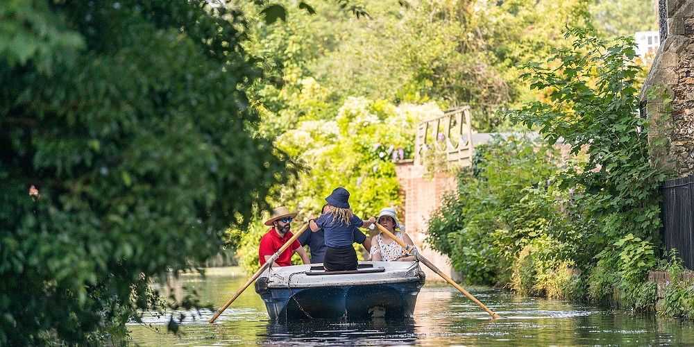 Canterbury family breaks boat tours on the River Stour Canterbury