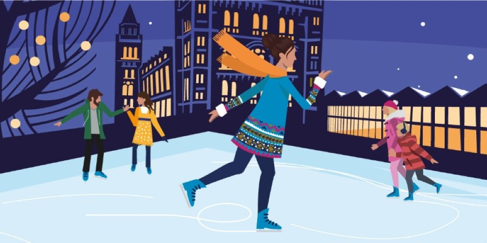 December days out Natural History Museum London ice rink winter 2021