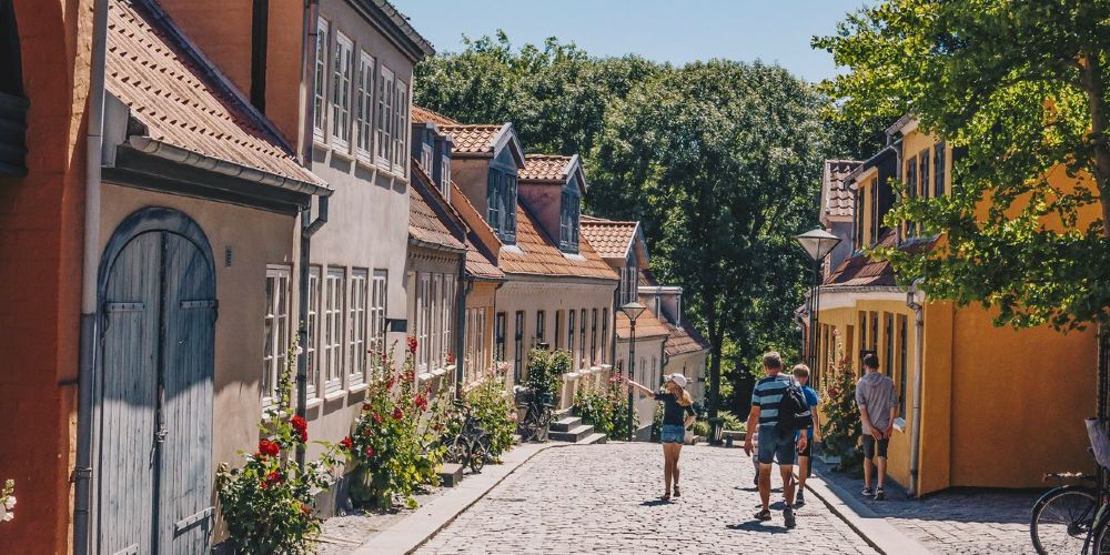 odense-cobbled-streets-birthplace-hans-christian-andersen-denmark-family-holidays