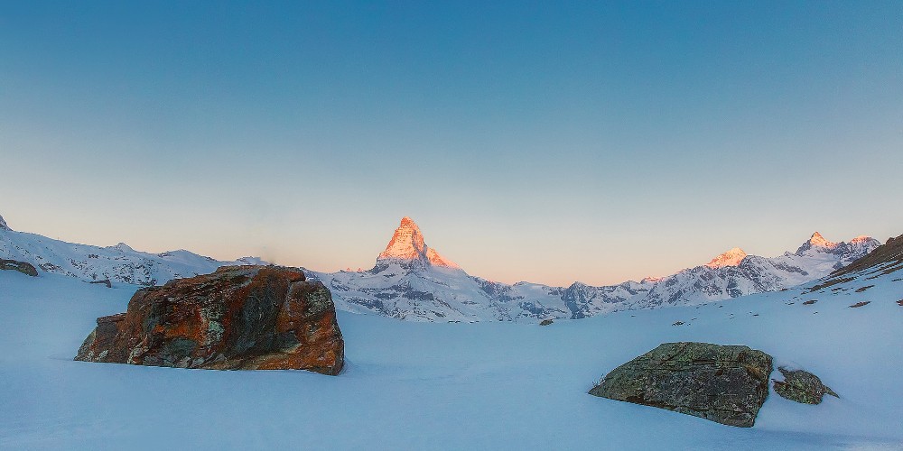 view-of-matterhorn-sunrise-zermatt-switzerland-best-family-ski-resorts-winter-2022 