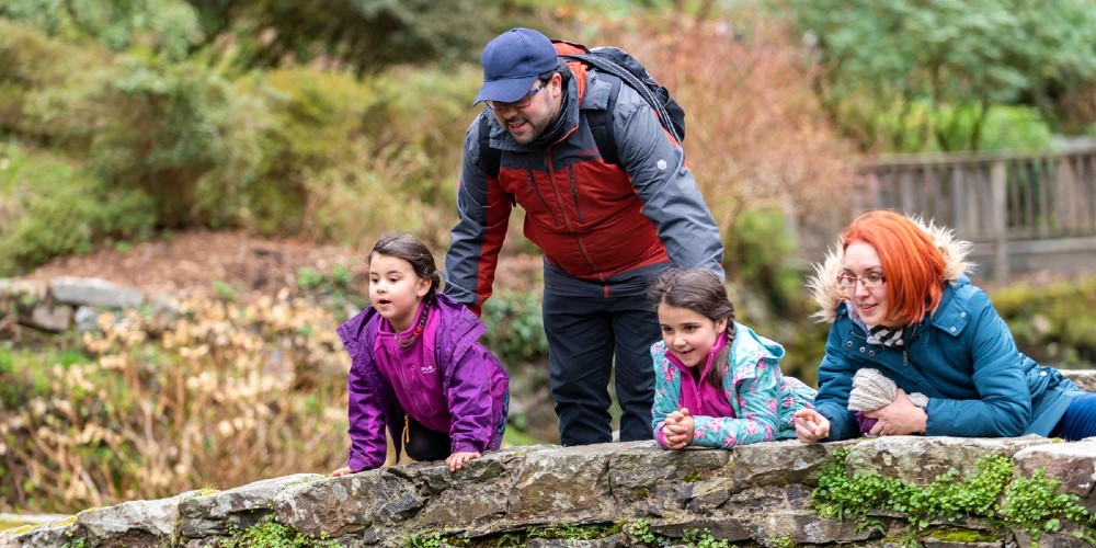 family-on-bridge-bodnant-national-trust-half-term-days-out-february-2022