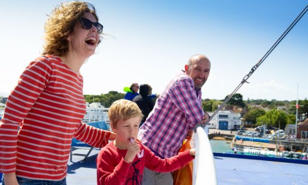 kids-go-free-wightlink-isle-of-wight-ferries-family-on-sun-deck-easter-school-holidays-2022
