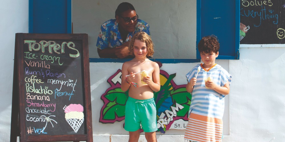 toppers-ice-cream-shop-st-lucia-family-holidays-caribbean-island-kids-eating-at-serving-window