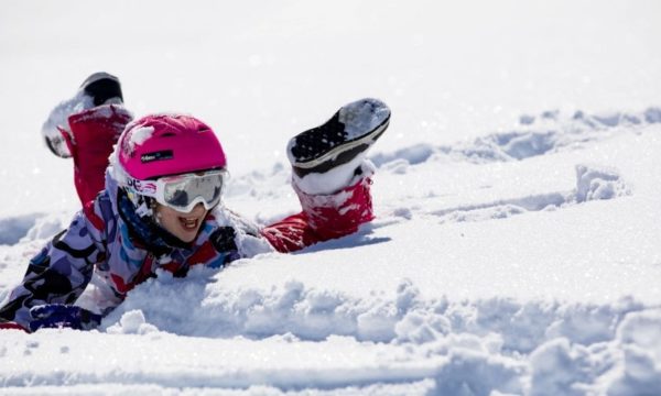 Crystal Ski child in snow