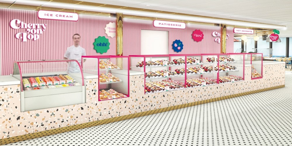 Marella Voyager sweet section