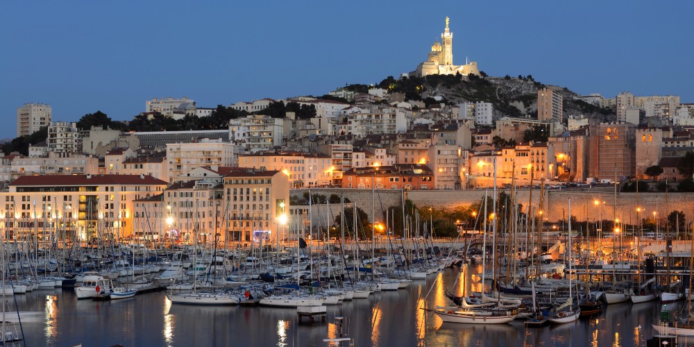 marseille-harbour-at-night-notre-dame-de-gare-in-background