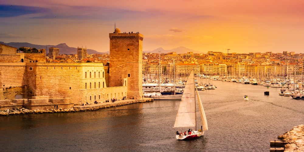 yacht-at-sunset-old-port-marseilles