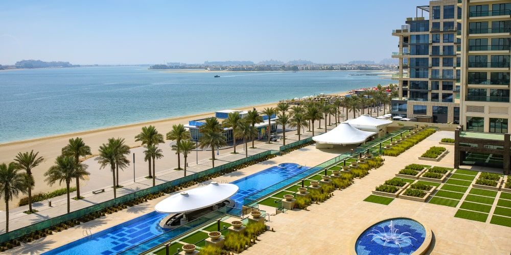 Marriott Resort Palm Jumeirah Dubai beach front