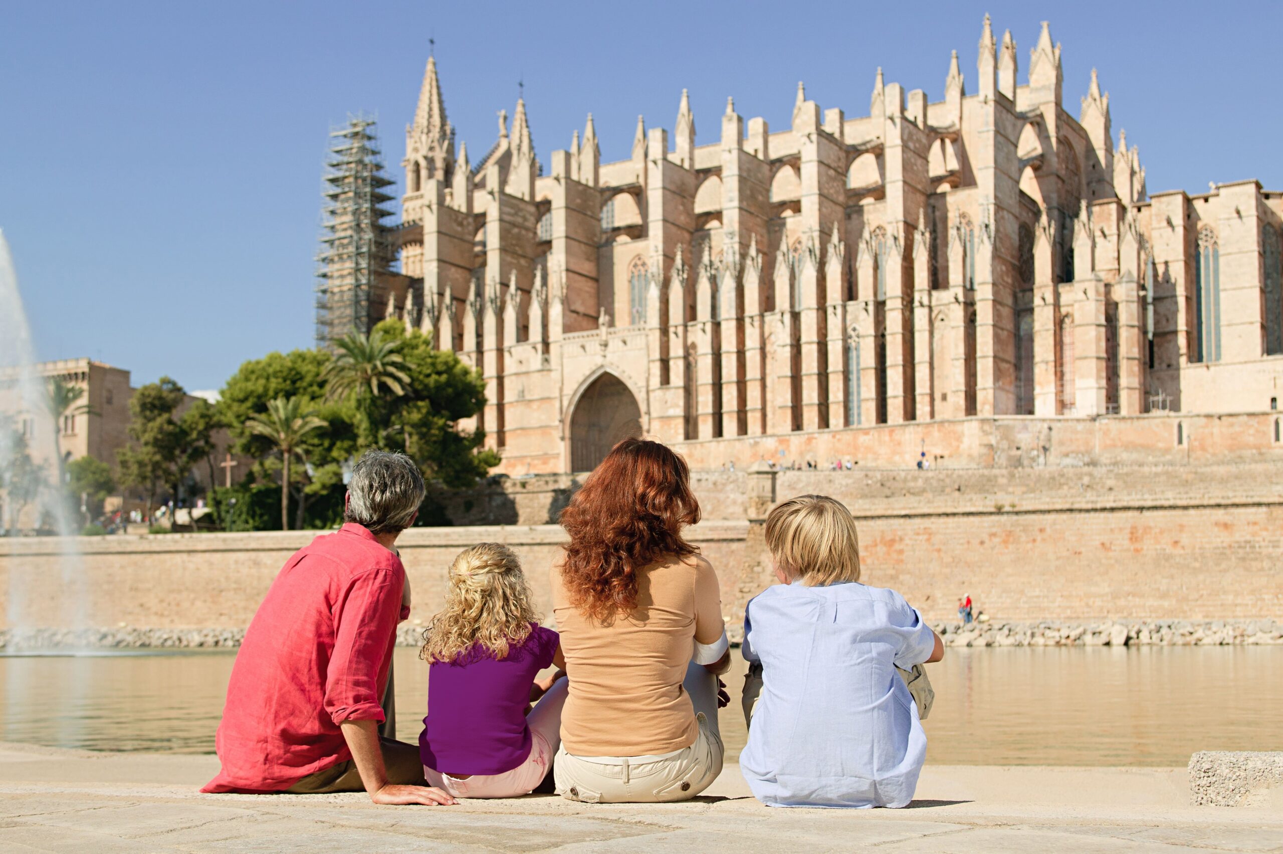 Family in Palma Mallorca